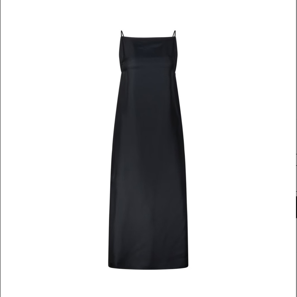 Loulou Studio Sulum Silk Sleeveless Midi Dress 100% Silk NWT Sz XS Minimalist